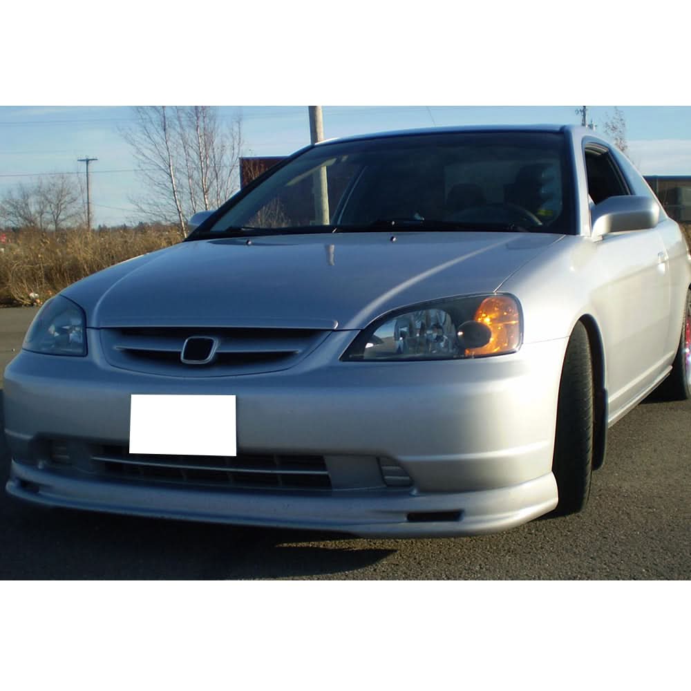 2001-2003 Honda Civic Mugen Style Front Bumper Lip Spoiler PP 2DR 4DR