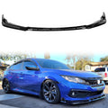 2019-2021 Honda Civic IKON Style Front Bumper Lip Splitter Spolier PU