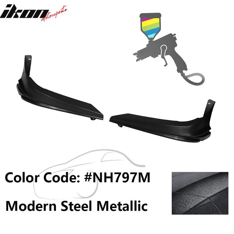 2019-2021 Honda Civic 10TH Gen Modulo Style Front Bumper Lip Splitters