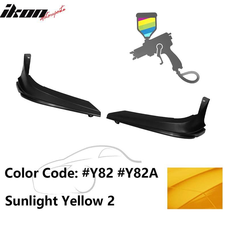 2019-2021 Honda Civic 10TH Gen Modulo Style Front Bumper Lip Splitters