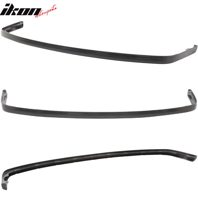 1990-1991 Honda Civic OEM Style Unpainted Black Front Bumper Lip PU