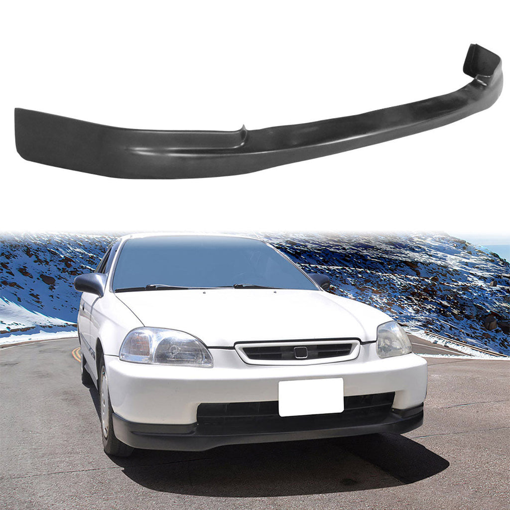 1996-1998 Honda Civic EK CTR Style Front Lip Splitter Unpainted PU