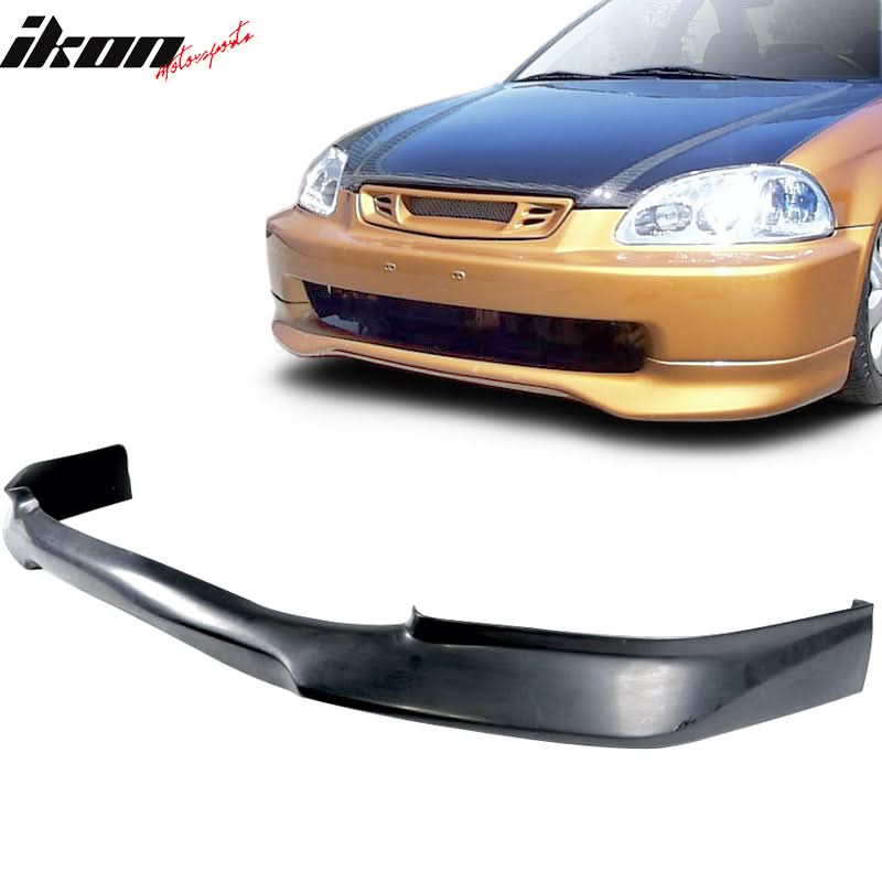 1996-1998 Honda Civic EK 2Dr 3Dr 4Dr EVO Style Front Bumper Lip PU