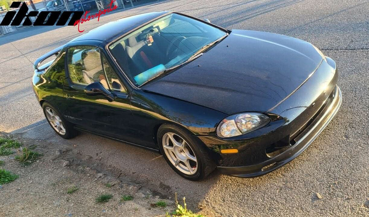 1993-1997 Honda Civic del Sol Mugen Style Unpainted Front Bumper Lip