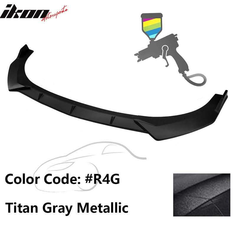 2021-2023 Hyundai Elantra 4DR Sedan Front Bumper Lip Spoiler PP 3PC
