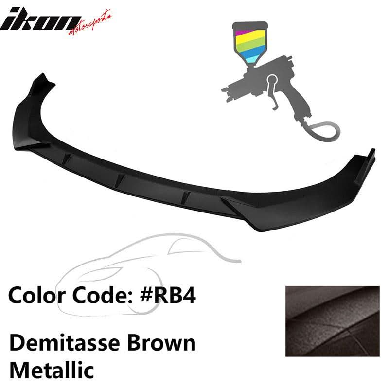 2021-2023 Hyundai Elantra 4DR Sedan Front Bumper Lip Spoiler PP 3PC