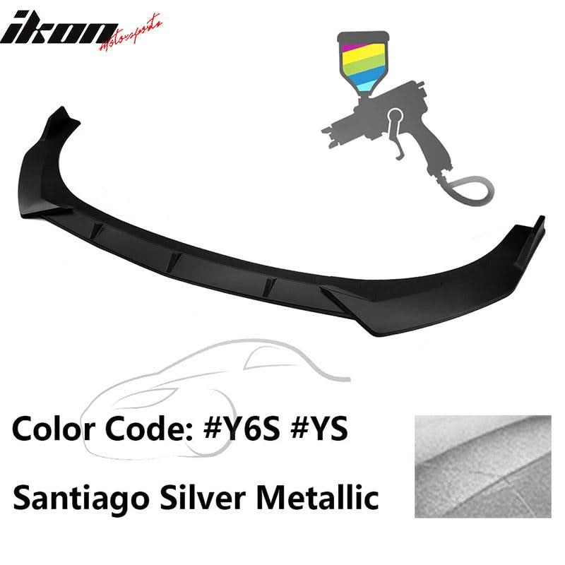 2021-2023 Hyundai Elantra 4DR Sedan Front Bumper Lip Spoiler PP 3PC