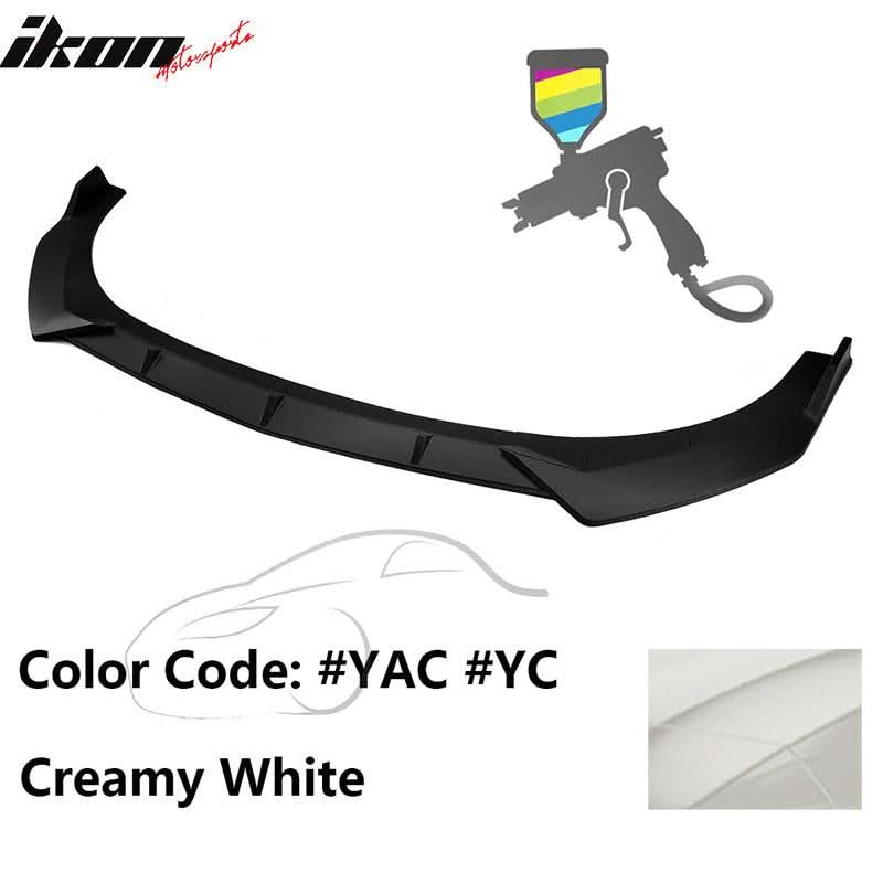 2021-2023 Hyundai Elantra 4DR Sedan Front Bumper Lip Spoiler PP 3PC
