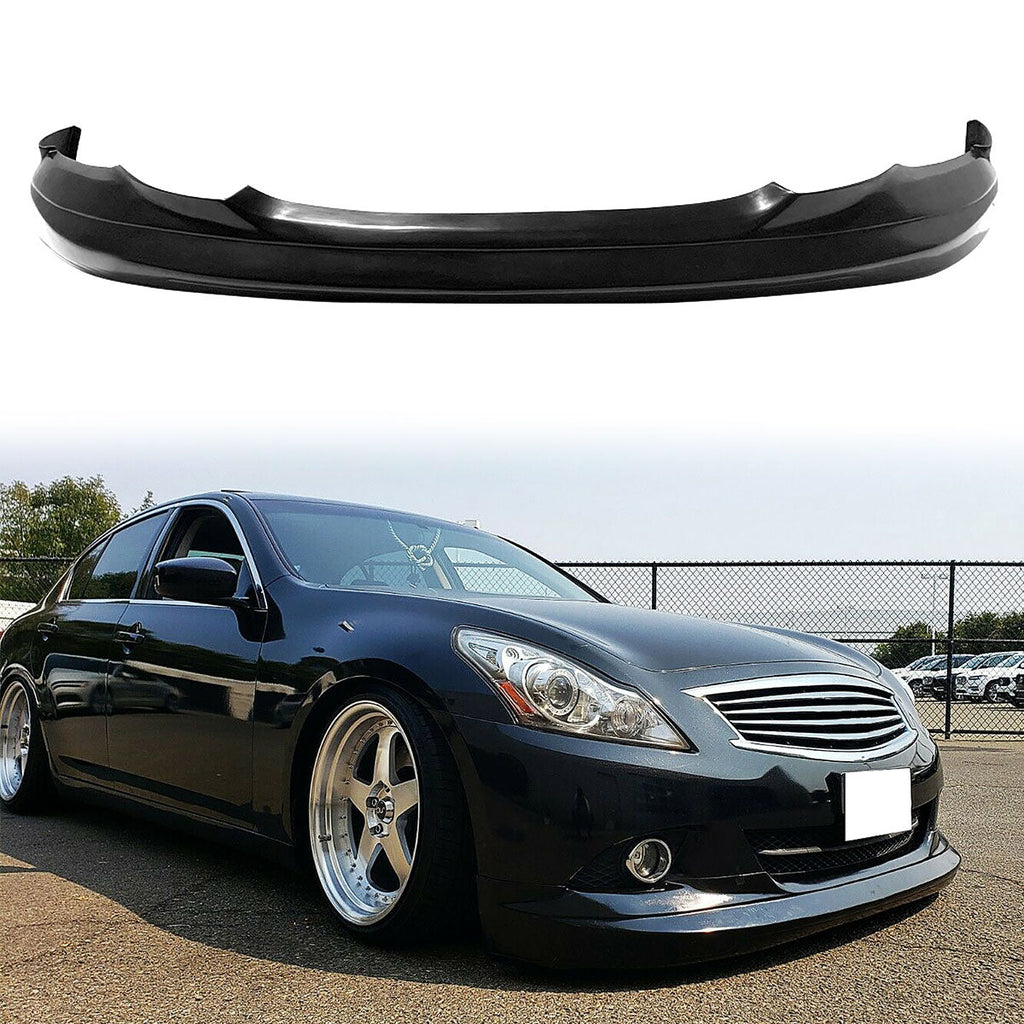2010-2013 Infiniti G37 Sedan 4Dr GL Style Front Lip Lower Spoiler - PU
