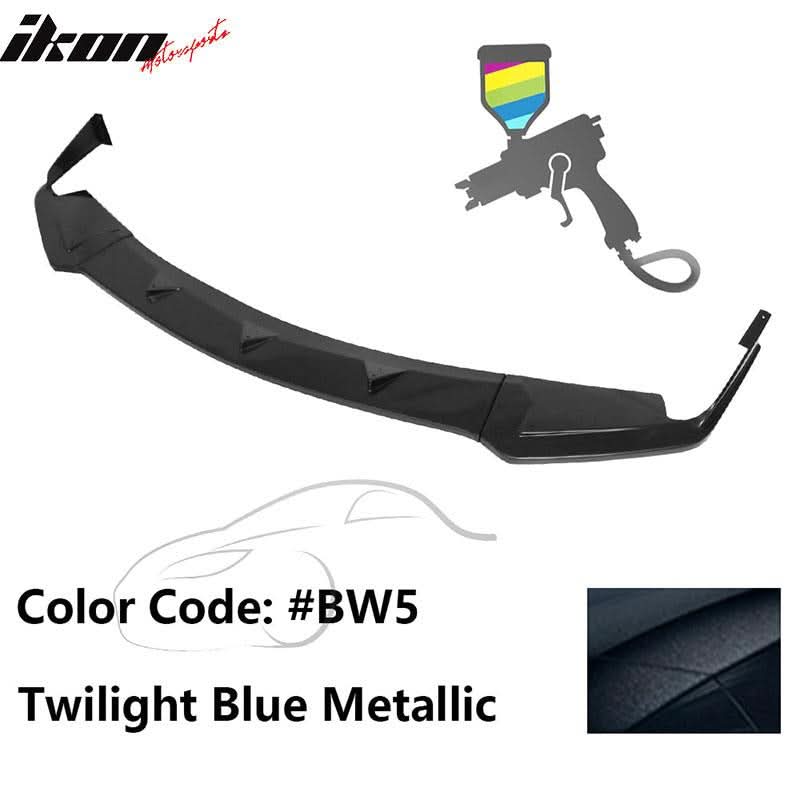 2014-2017 Infiniti Q50 Q50S Sport Model Painted Front Bumper Lip ABS