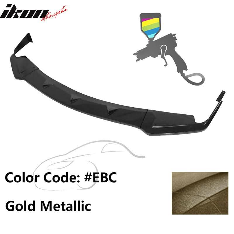 2014-2017 Infiniti Q50 Q50S Sport Model Painted Front Bumper Lip ABS