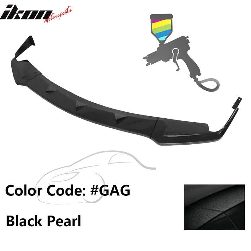 2014-2017 Infiniti Q50 Q50S Sport Model Painted Front Bumper Lip ABS