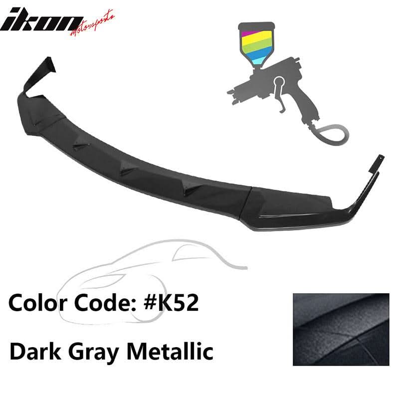 2014-2017 Infiniti Q50 Q50S Sport Model Painted Front Bumper Lip ABS