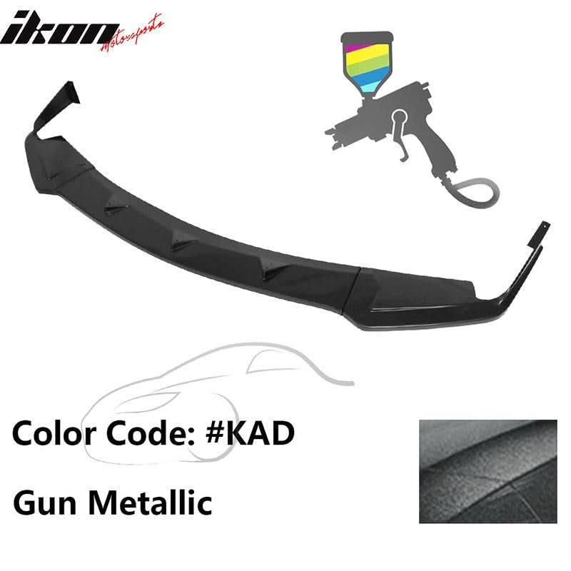 2014-2017 Infiniti Q50 Q50S Sport Model Painted Front Bumper Lip ABS