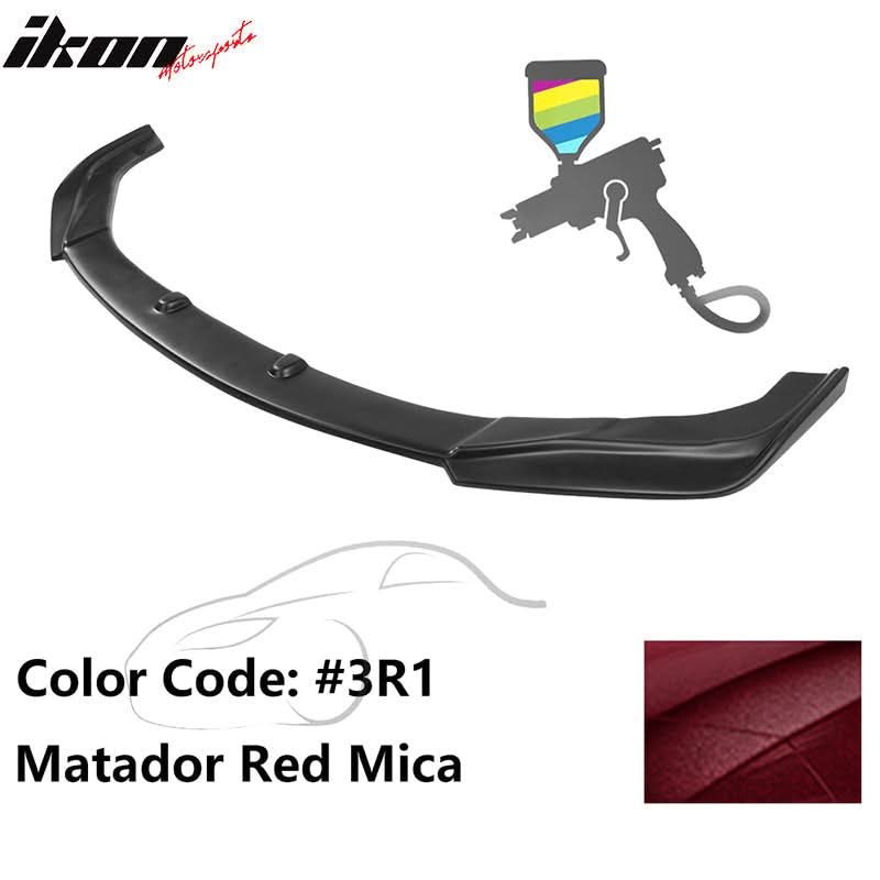 2016-2019 Lexus GS V2 Style Painted Front Bumper Lip Spoiler Painted