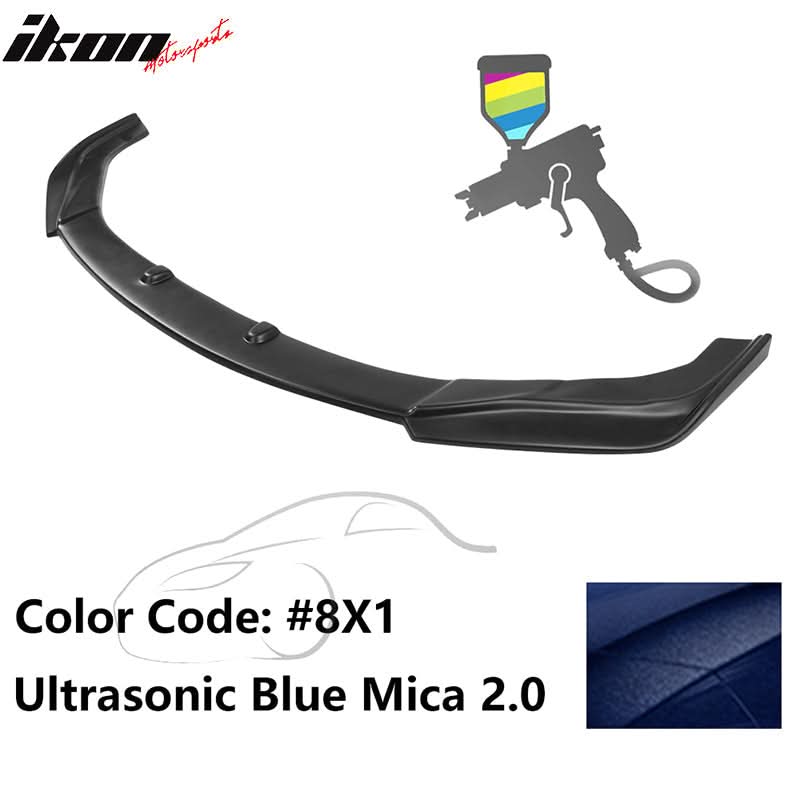 2016-2019 Lexus GS V2 Style Painted Front Bumper Lip Spoiler Painted