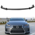 2017-2020 Lexus IS Type A Matte Black Front Bumper Lip Splitter