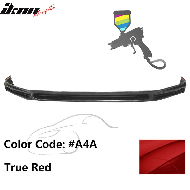 2017-2018 Mazda 3 4Dr 5Dr MK Style Front Bumper Lip Spoiler ABS
