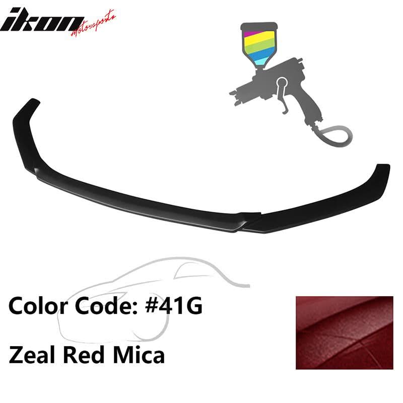2014-2017 Mazda 3 V1 Style Painted Front Bumper Lip Spoiler PP