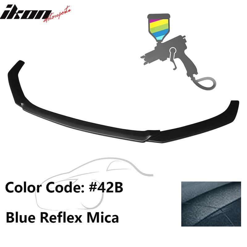 2014-2017 Mazda 3 V1 Style Painted Front Bumper Lip Spoiler PP