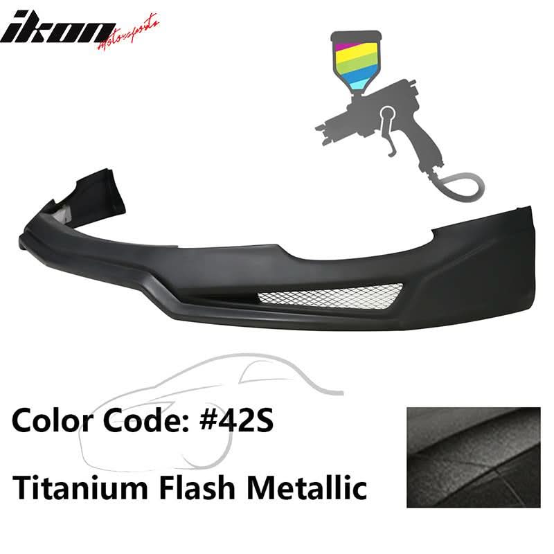 2014-2016 Mazda 3 V3 Style Painted Front Bumper Lip Spoiler PP