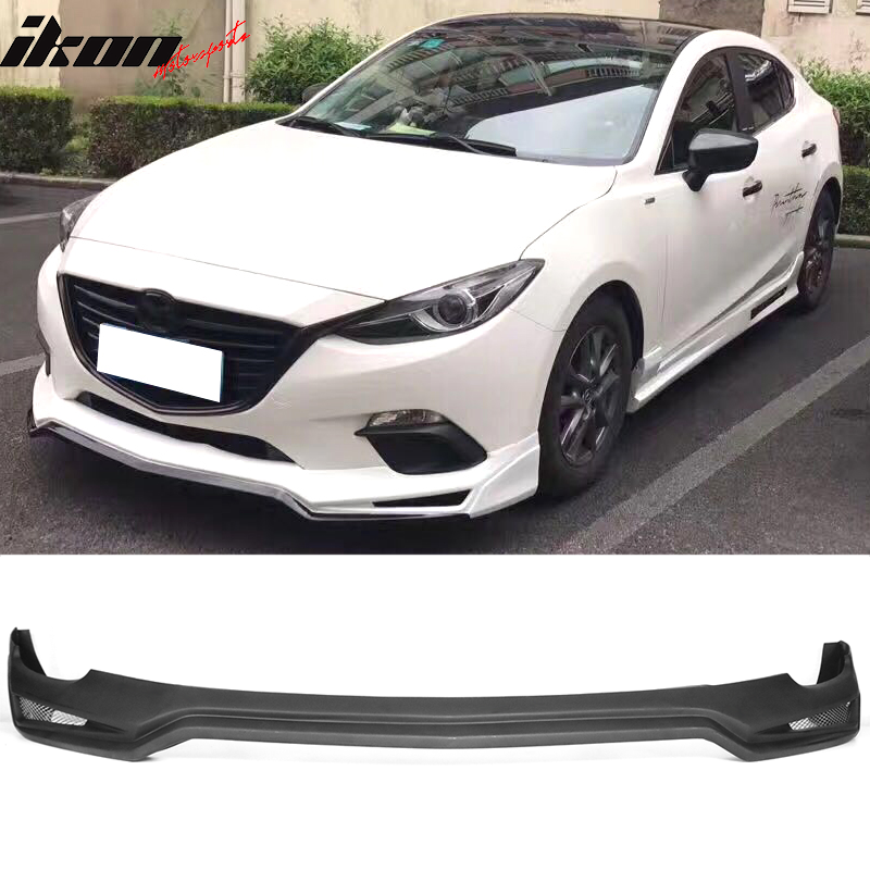 2014-2016 Mazda 3 V3 Style Painted Front Bumper Lip Spoiler PP