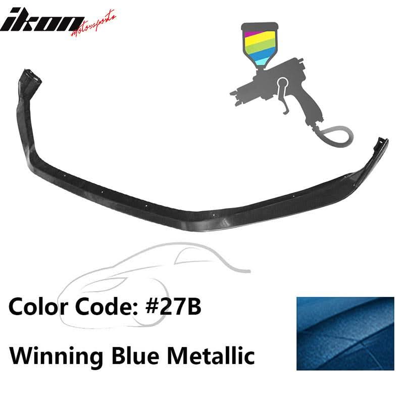 2014-2016 Mazda 3 4Dr 5Dr Mazdaspeed Style Front Bumper Lip Spoiler