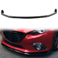 2014-2016 Mazda 3 4Dr 5Dr Mazdaspeed Style Front Bumper Lip Spoiler
