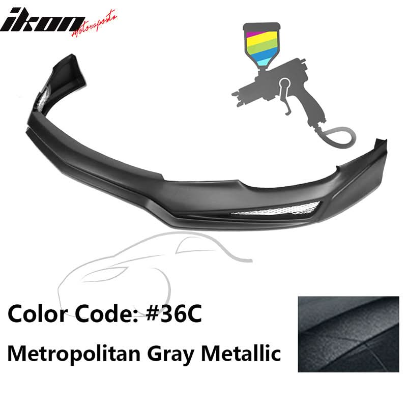 2017 Mazda 3 V3 Style Painted Front Bumper Lip Spoiler Splitter PP