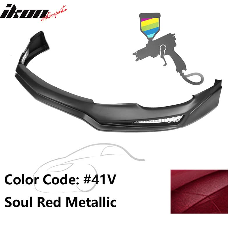 2017 Mazda 3 V3 Style Painted Front Bumper Lip Spoiler Splitter PP