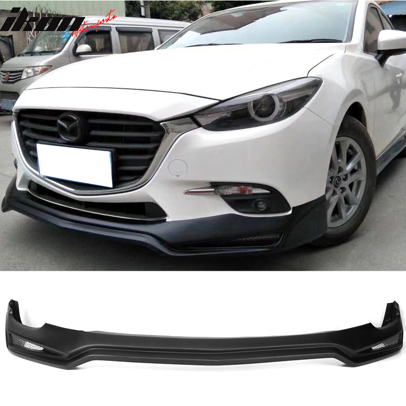 2017 Mazda 3 V3 Style Painted Front Bumper Lip Spoiler Splitter PP