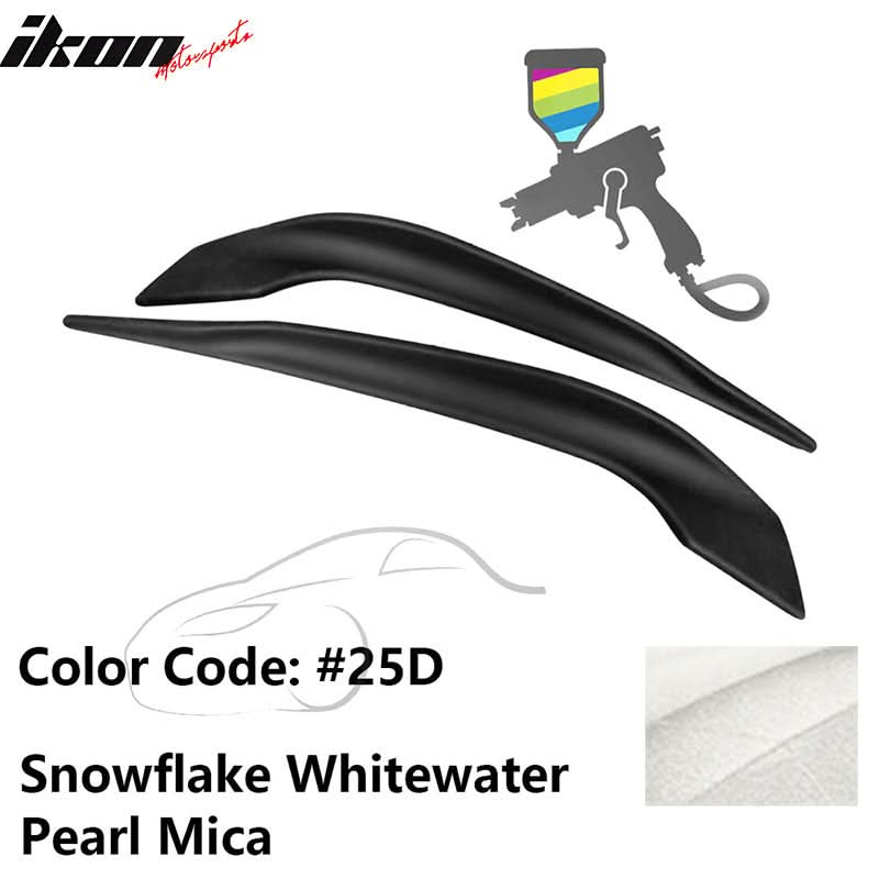 2016-2017 Mazda 6 Painted Front Bumper Side Splitter Lip Pair ABS