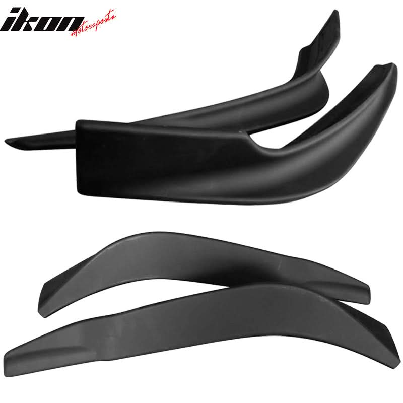 2016-2017 Mazda 6 Painted Front Bumper Side Splitter Lip Pair ABS