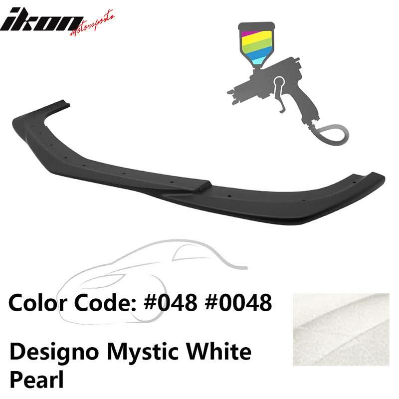 2012-2014 Benz W204 C63 AMG GH Style Painted Front Bumper Lip ABS