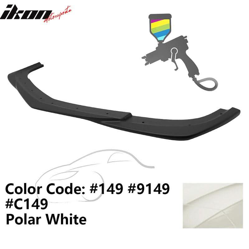 2012-2014 Benz W204 C63 AMG GH Style Painted Front Bumper Lip ABS