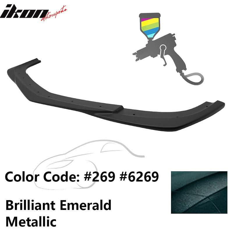 2012-2014 Benz W204 C63 AMG GH Style Painted Front Bumper Lip ABS
