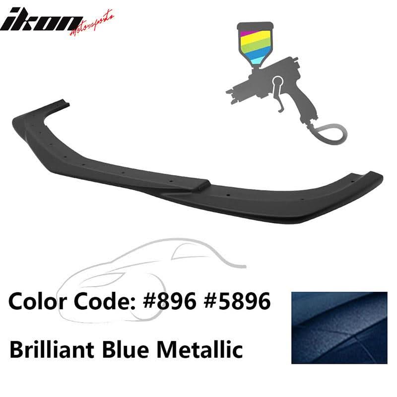 2012-2014 Benz W204 C63 AMG GH Style Painted Front Bumper Lip ABS