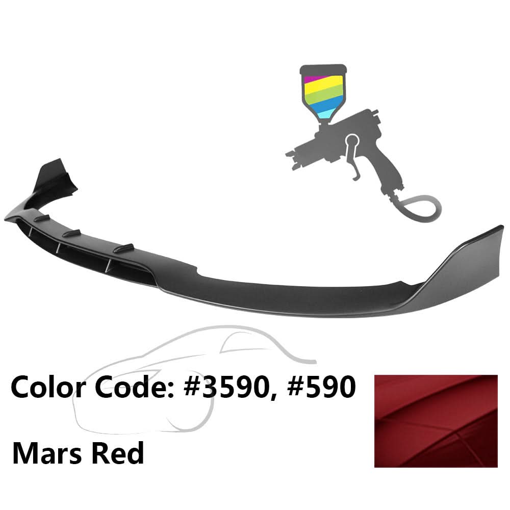 2015-2020 Benz W205 AP Style Painted Front Bumper Lip Spoiler PP