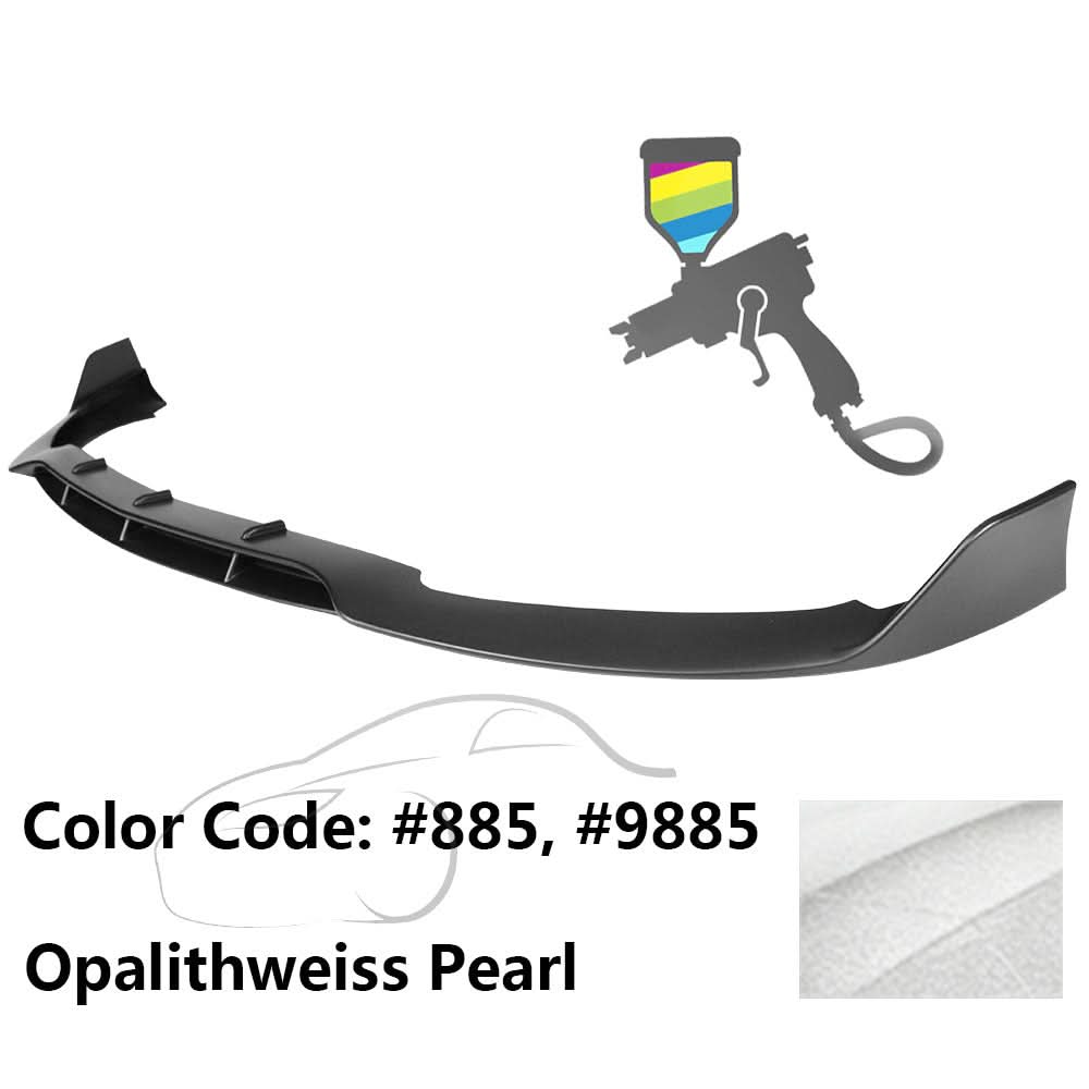 2015-2020 Benz W205 AP Style Painted Front Bumper Lip Spoiler PP