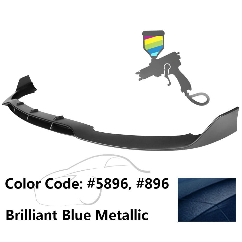 2015-2020 Benz W205 AP Style Painted Front Bumper Lip Spoiler PP