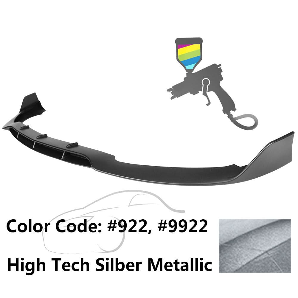 2015-2020 Benz W205 AP Style Painted Front Bumper Lip Spoiler PP