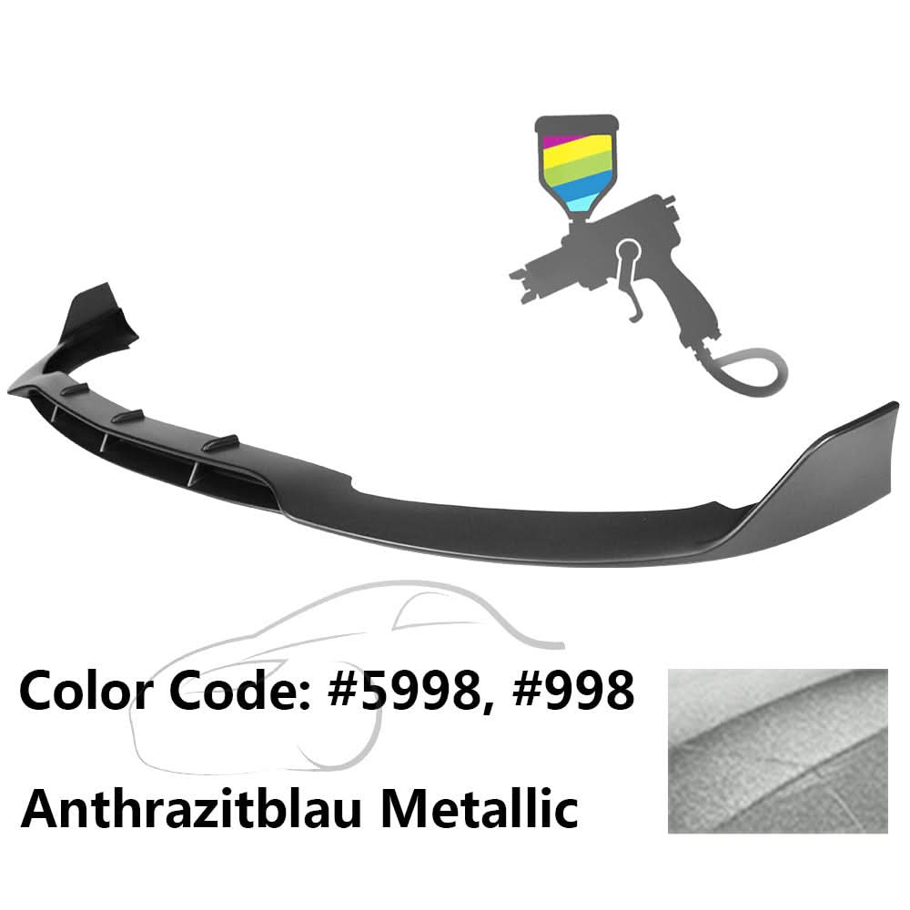 2015-2020 Benz W205 AP Style Painted Front Bumper Lip Spoiler PP