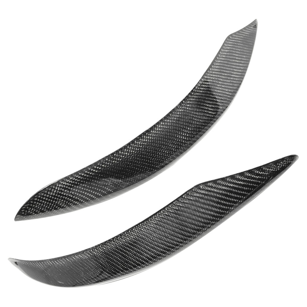 2013-2016 Benz C117 CLA Class Carbon Fiber Front Bumper Lip Aprons