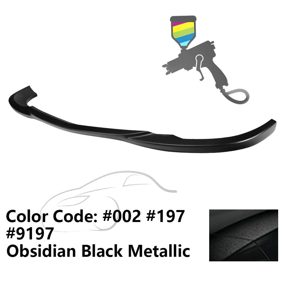2008-2011 Benz W204 C Class GH Style Front Bumper Lip ABS