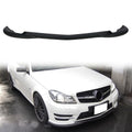 2012-2014 Benz W204 C Class GH Style Matte Black Front Bumper Lip ABS