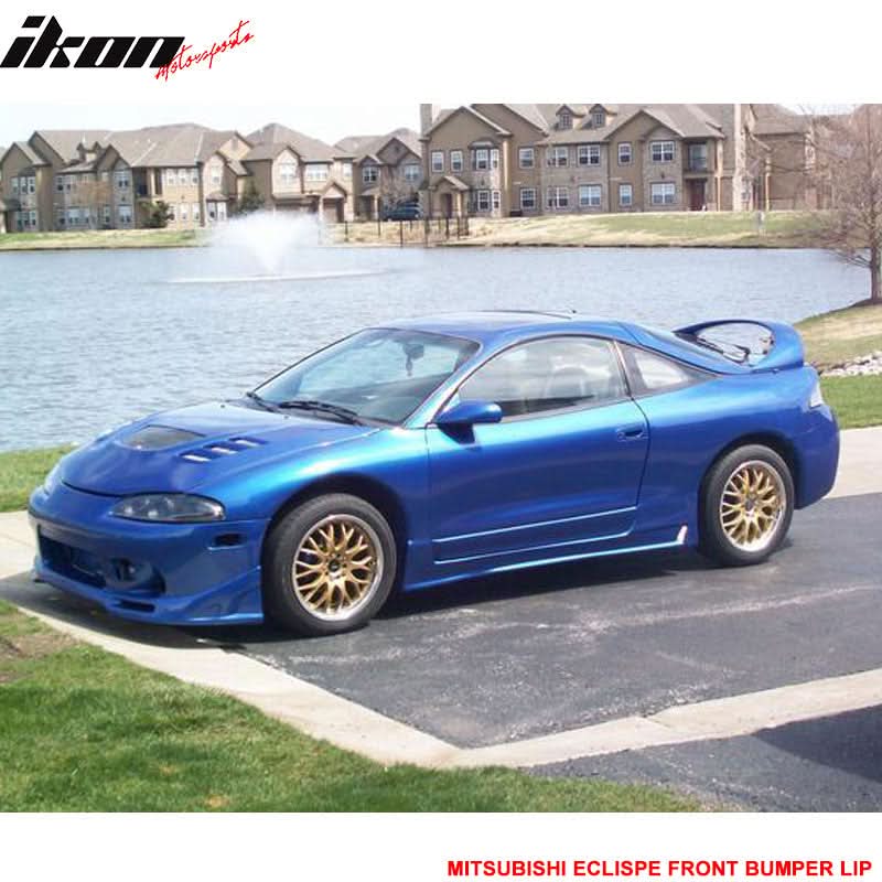 1997-1999 Mitsubishi Eclipse JDM Sport Unpainted Front Bumper Lip PU