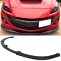 2010-2013 Mazda 3 Sport Style Unpainted Black Front Bumper Lip PU