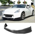 2009-2012 Nissan 370Z SL Style Unpainted Black Front Bumper Lip PU