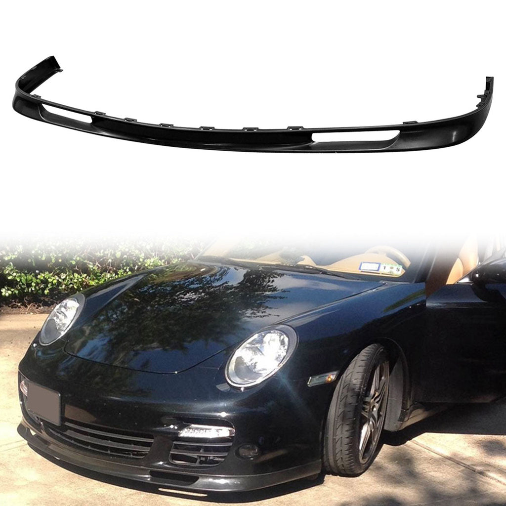 2007-2013 Porsche 997 OEM Style Unpainted Black Front Bumper Lip PU