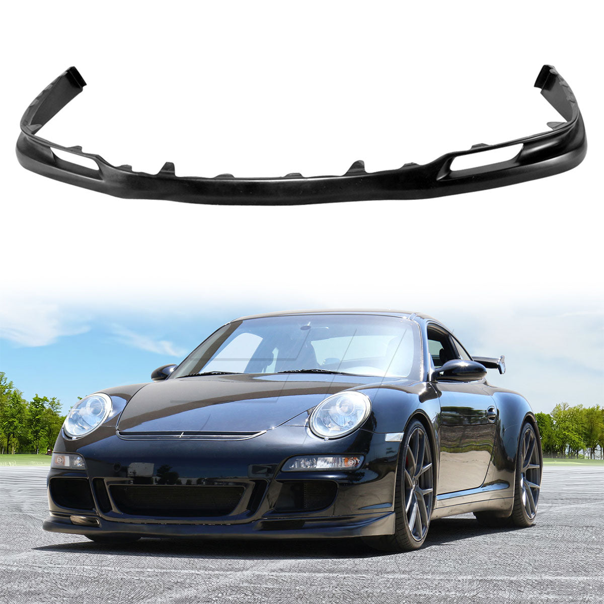 2005-2008 Porsche 997 911 2Dr GT3 Style Front Bumper Lip Spoiler PU